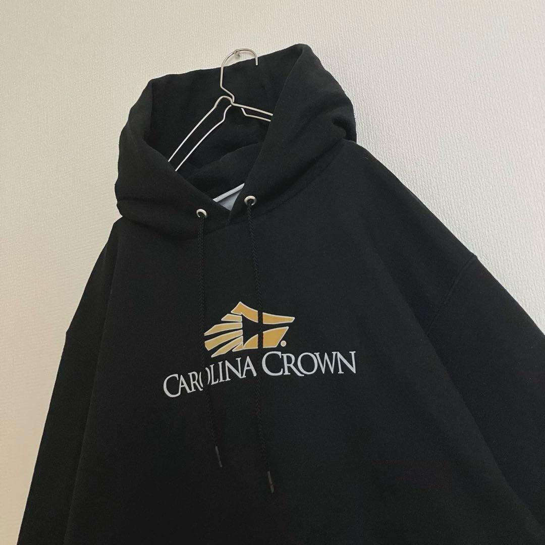 チャンピオン 裏起毛 カロライナクラウン 刺繍目玉 袖太スウェット フーディー
