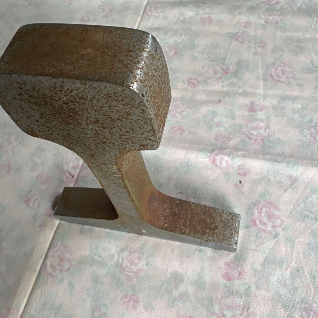 鉄道コレクション、関連グッツ 国有鉄道銘板2枚、 鉄道カットレール2本