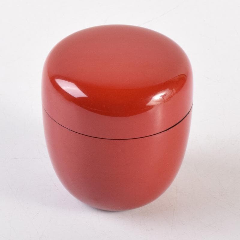 琉球漆器　べんぼう漆塗　紅房社造　朱塗　棗　時代箱　V　7202