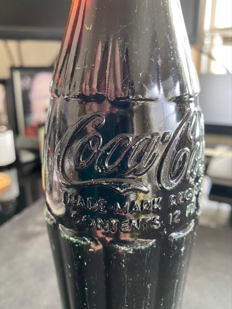 未開栓!ヴィンテージコカコーラ】1956年製エンボス加工US製CocaCola