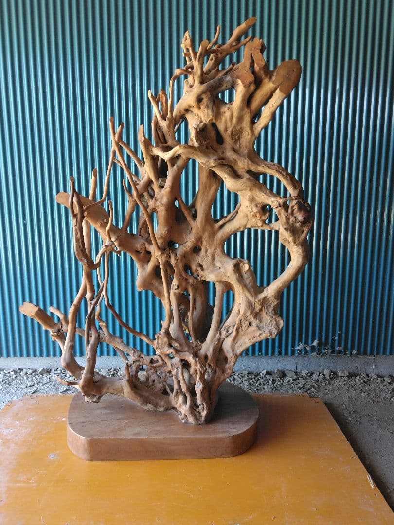 置物　衝立　オブジェ　天然木　木の根　 引き取り限定 置物 衝立 天然木 木の根 オブジェ 引き取り限定