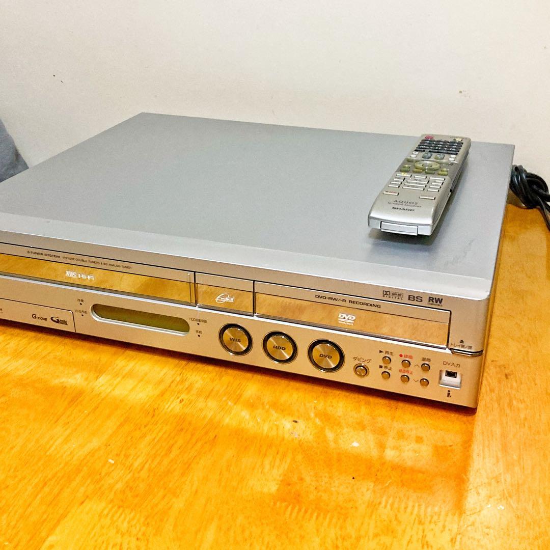 SHARP シャープ　HDD・DVD・ビデオ一体型レコーダー　HDD 160GB