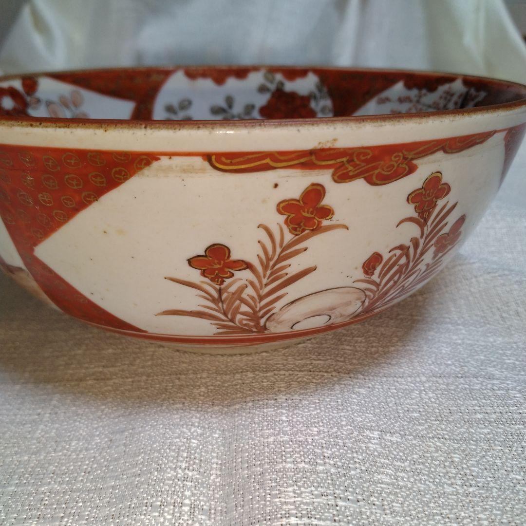 骨董 レトロ 九谷焼 九谷造 古美術 菓子器 鉢