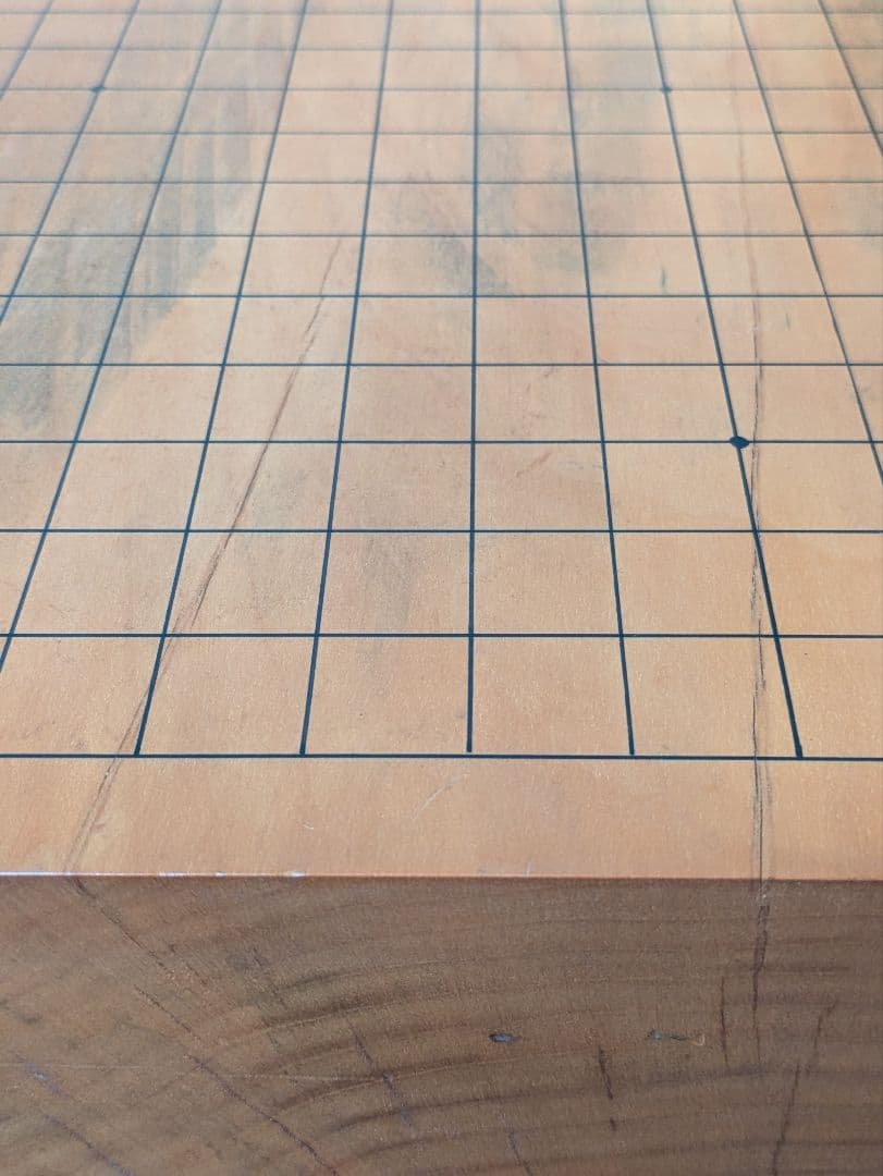 碁盤 本榧 約45.5cm x 42.5cm 厚み19.3cm 高さ31cm