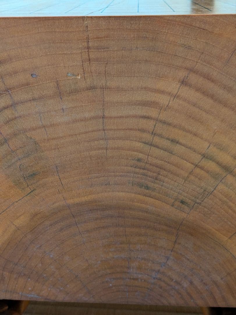 碁盤 本榧 約45.5cm x 42.5cm 厚み19.3cm 高さ31cm