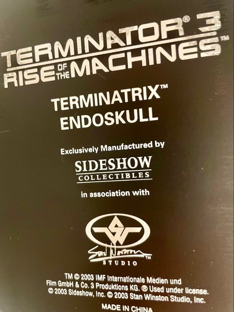 ターミネーター3 1/1スケール T-X エンドスケルトン