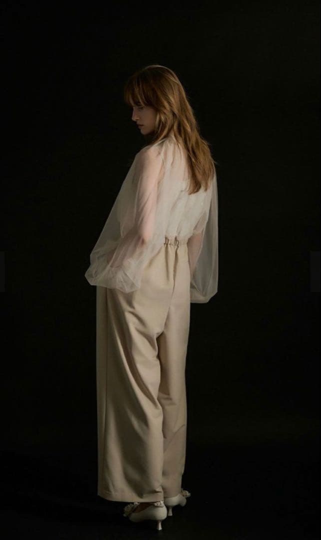 ★新品★リルアー　Lace layered rap pants dress