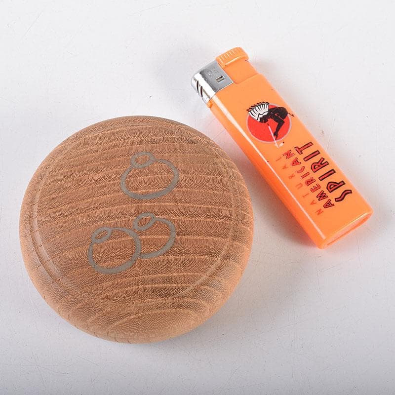 茶道具　田中宗凌作　而妙斎好　壺々丸香合　共箱　V　8154