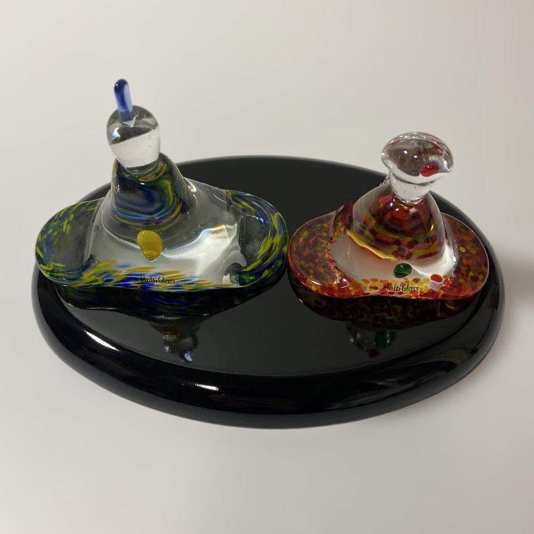 新品未使用品］雛飾り ガラス器 初節句 ひな祭り 雛祭り マルティ