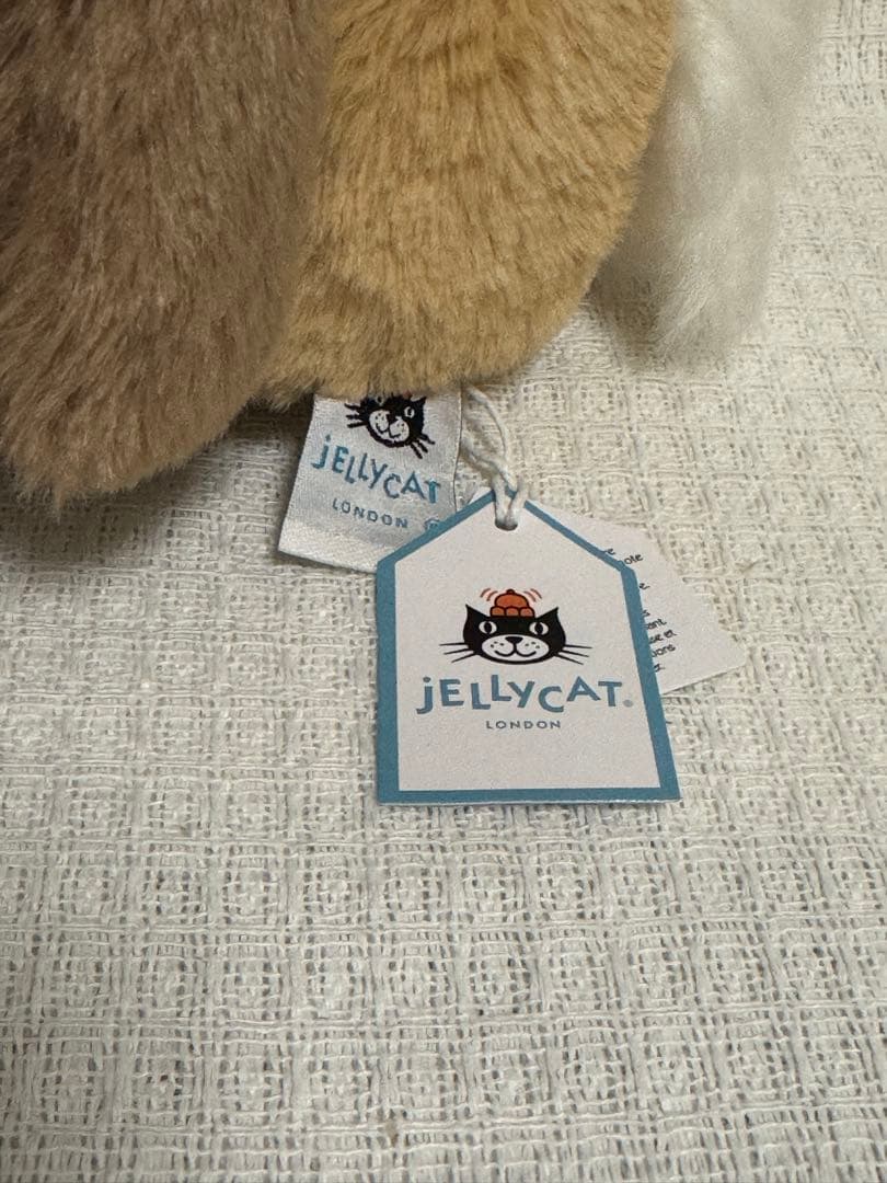 ジェリーキャット パッチワーク ブラウン バニー ぬいぐるみ