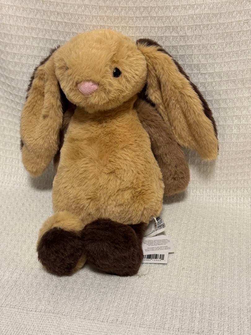 ジェリーキャット パッチワーク ブラウン バニー ぬいぐるみ