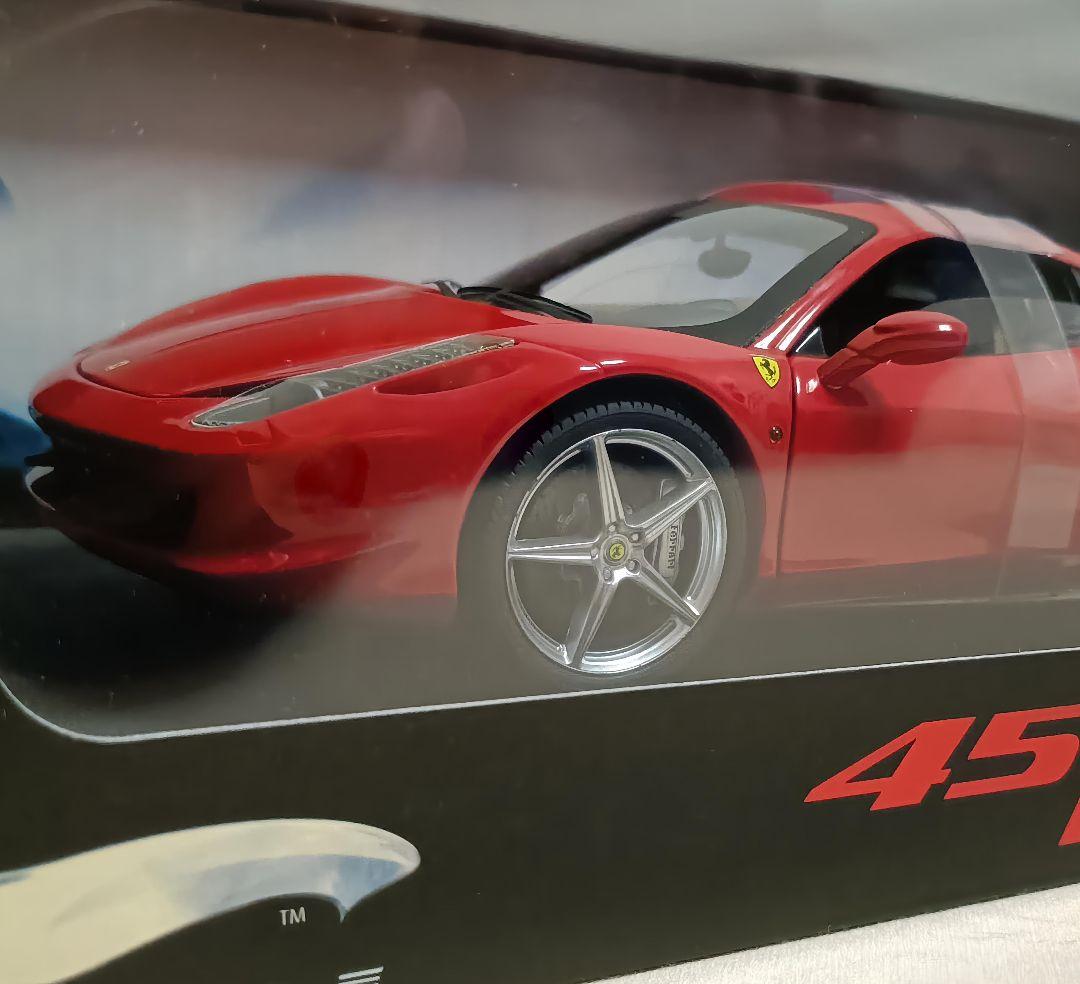 ホットウィール ELITE 【フェラーリ F458 RED】 1/18モデル。