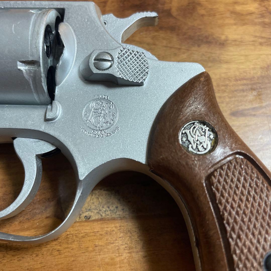 日本製 シルバー リボルバー　MFG 東京CMC スミス&ウエッソン