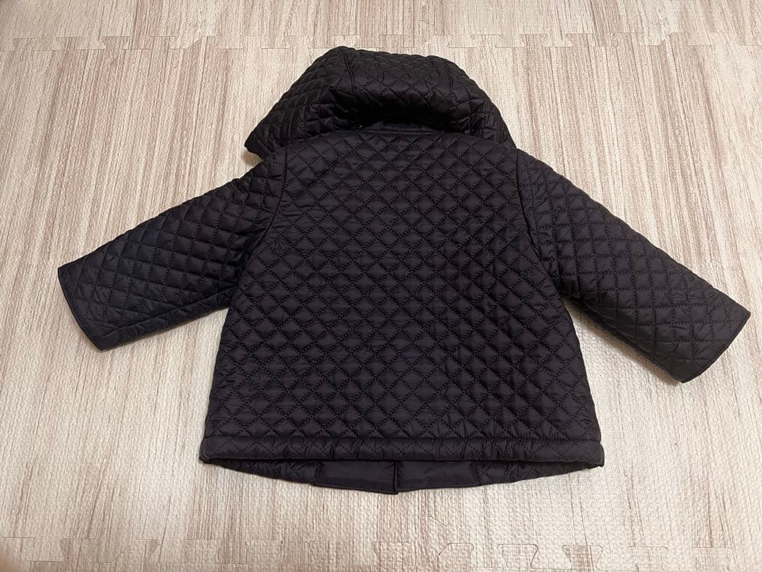 familiar ネイビー キルティングコート