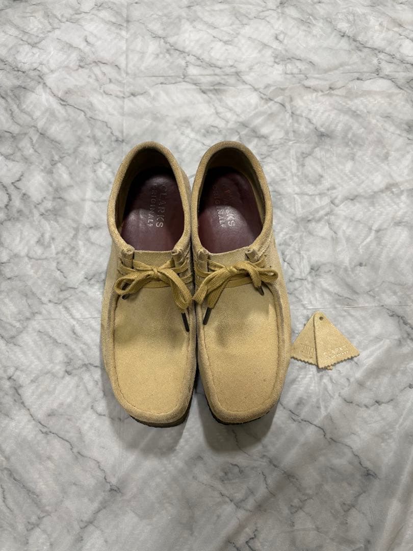 【定番】Clarks Originals クラークス ワラビー メープルスエード