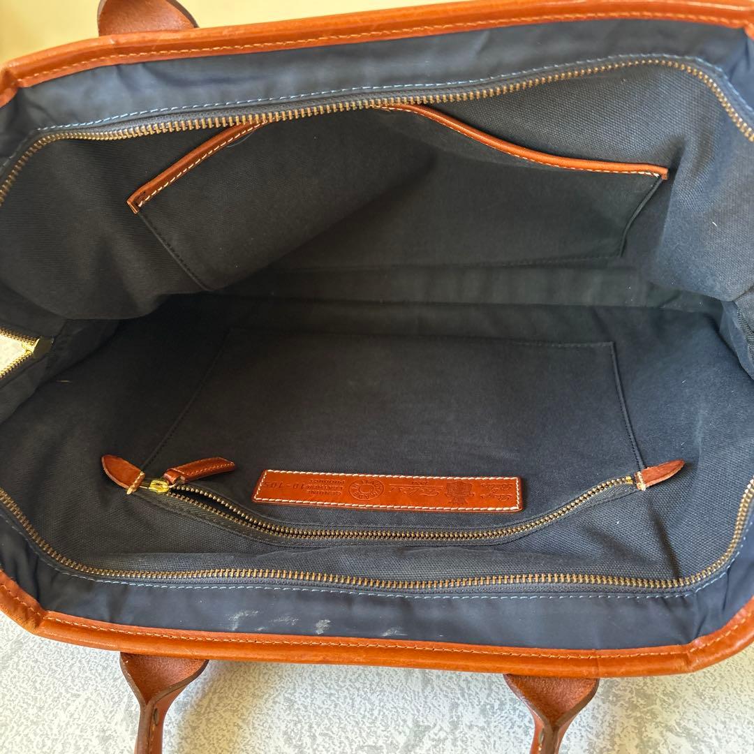 Felisi フェリージ ナイロン/レザー ブリーフケース 1724DS 濃紺