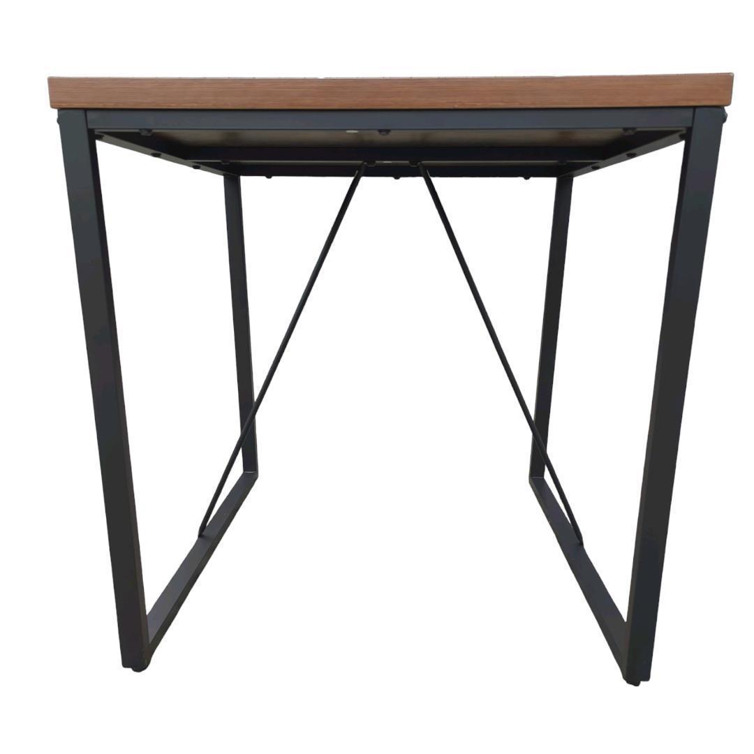 【送料無料】ニトリ　テーブル＆チェア　ユーズド加工木目調