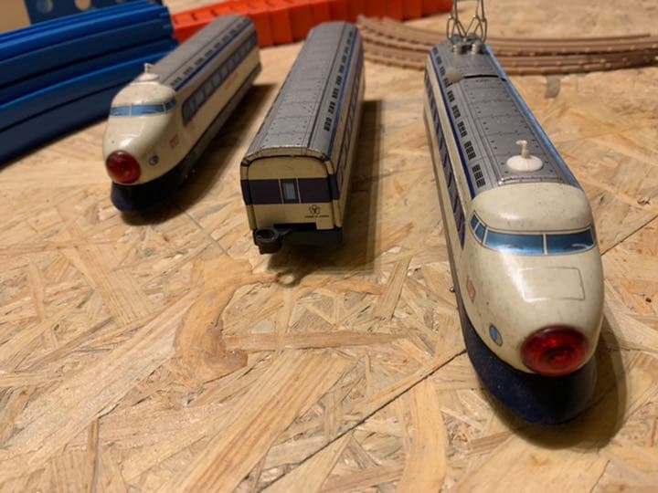 【再値下げ】骨董品 ブリキ 超特急ひかり号 Aー1002 レール付き