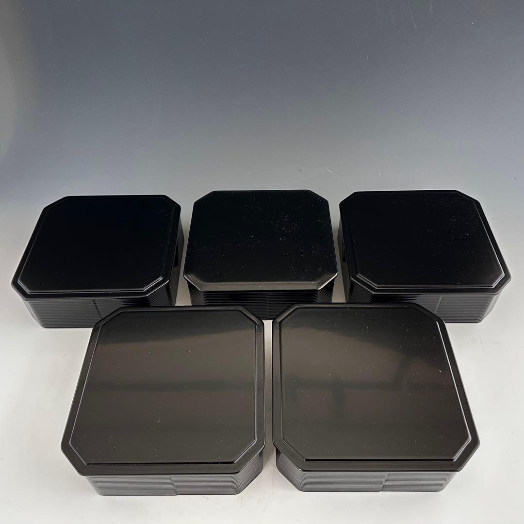 茶道具　即中斎好写　鱗透　五重　縁高　菓子器　熊谷秀穂　共箱　漆器　濃茶　茶事