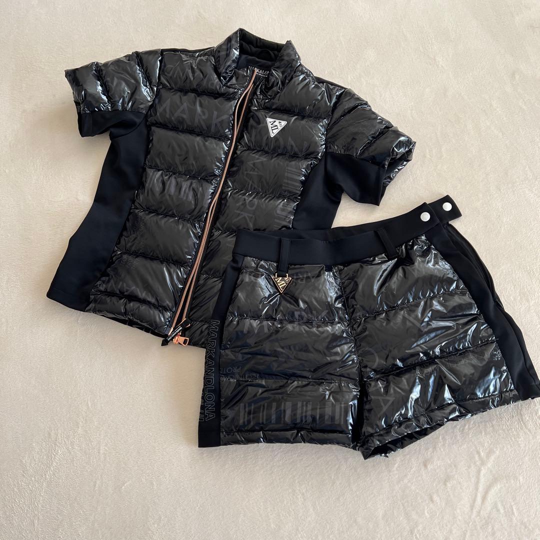 マーク＆ロナ　レディース ダウン短パン　ブラック　M