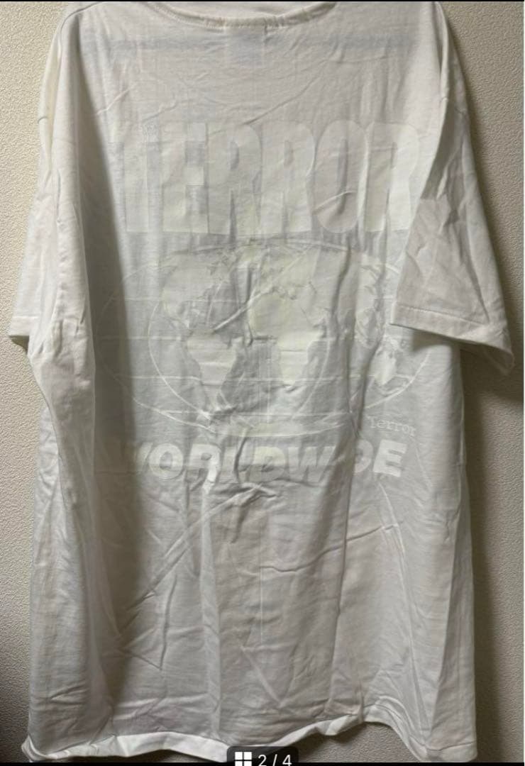 donrock Tシャツ terror 手刷りdon rock bakateee - メルカリ