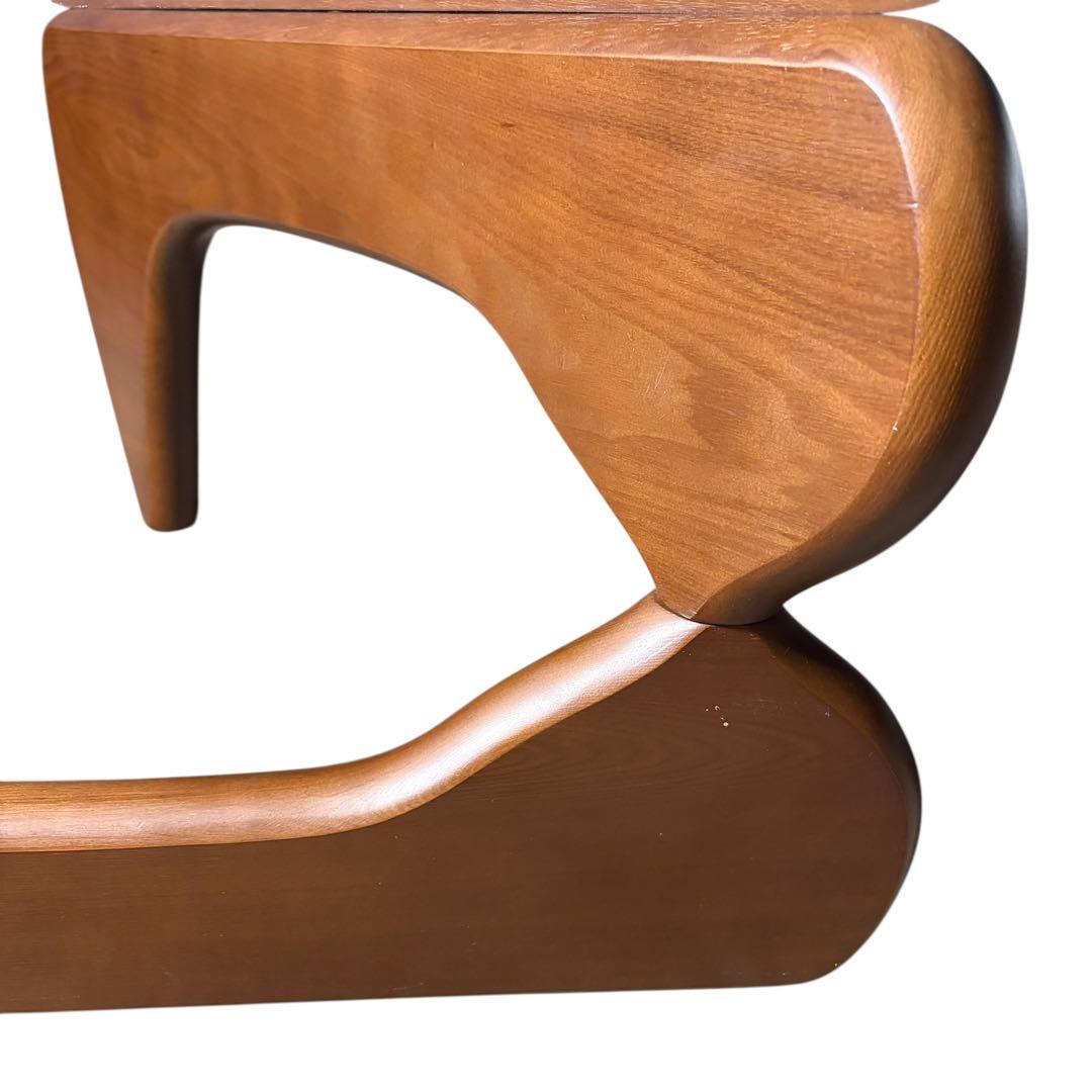 【希少】イサムノグチ コーヒーテーブル リプロダクト品　天板厚19ミリ ブラウン