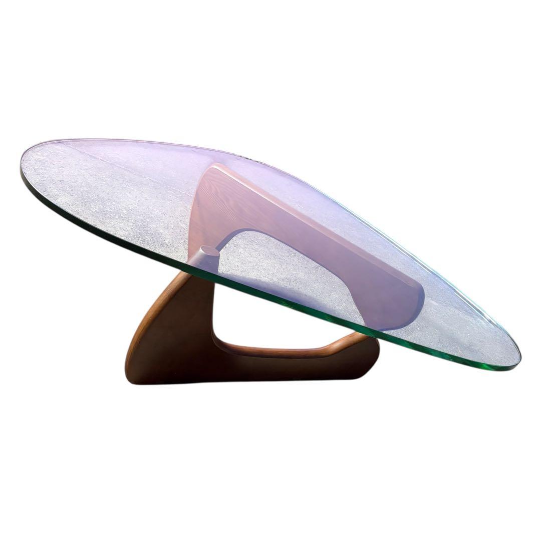 【希少】イサムノグチ コーヒーテーブル リプロダクト品　天板厚19ミリ ブラウン