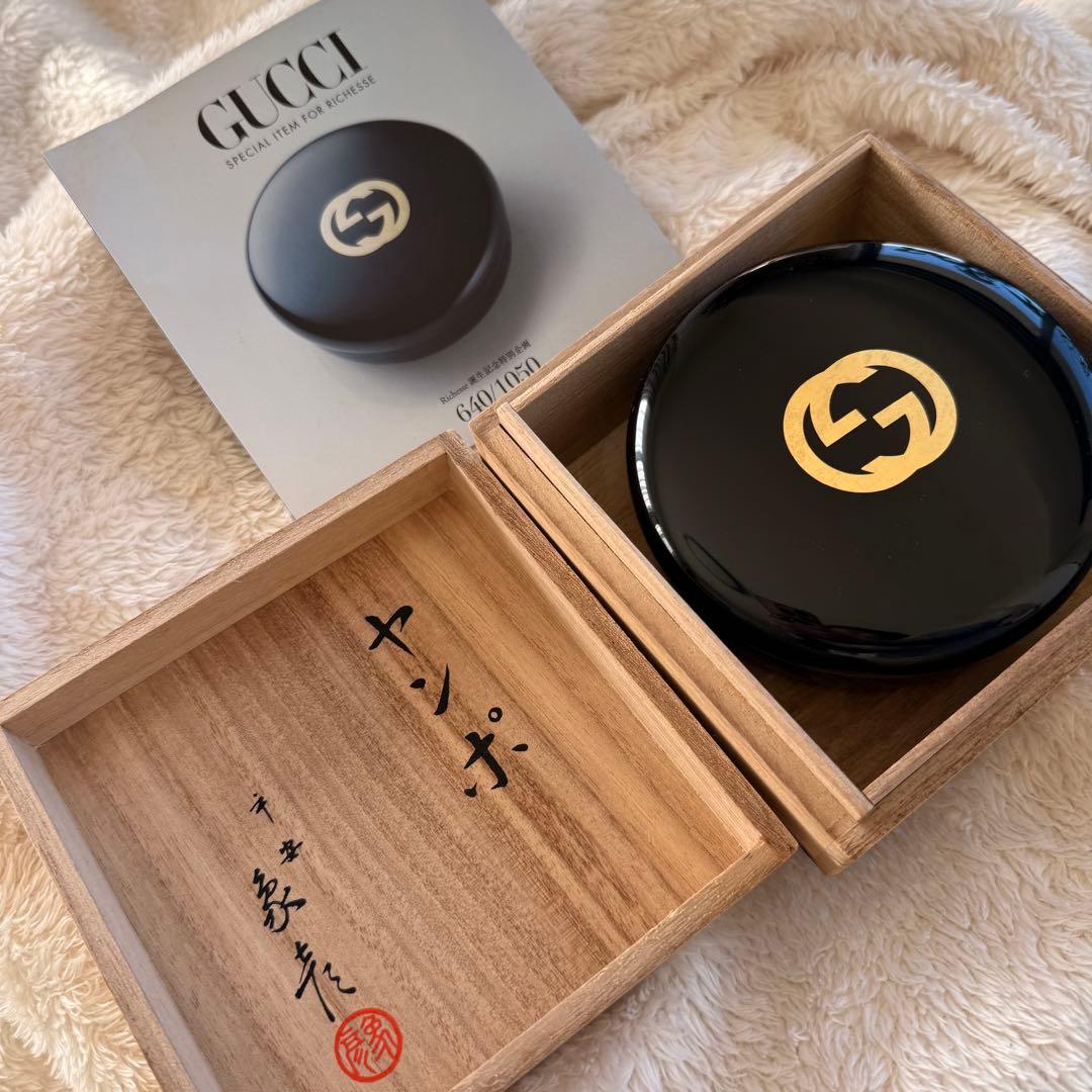 【28日までSALE】GUCCI 菓子器　ノベルティ世界1050限定