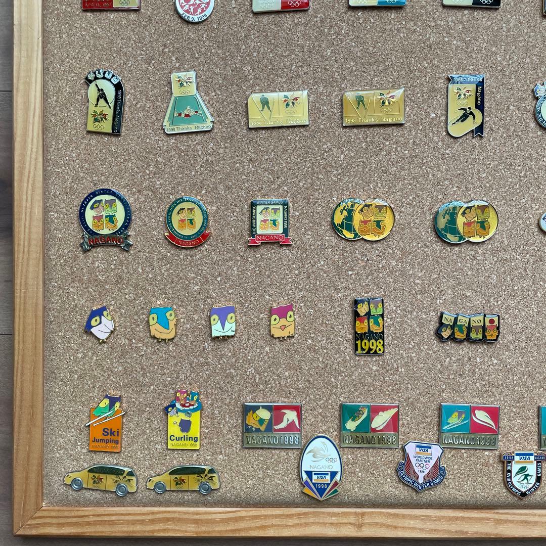 1998 長野オリンピック　限定ピンバッチ　77個