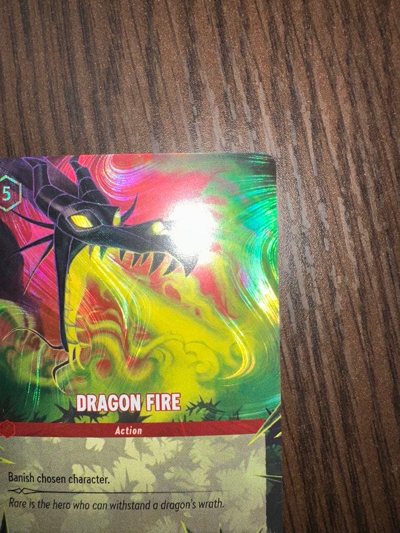 ロルカナ ドラゴンの炎　プロモ Lorcana Challenge 海外限定