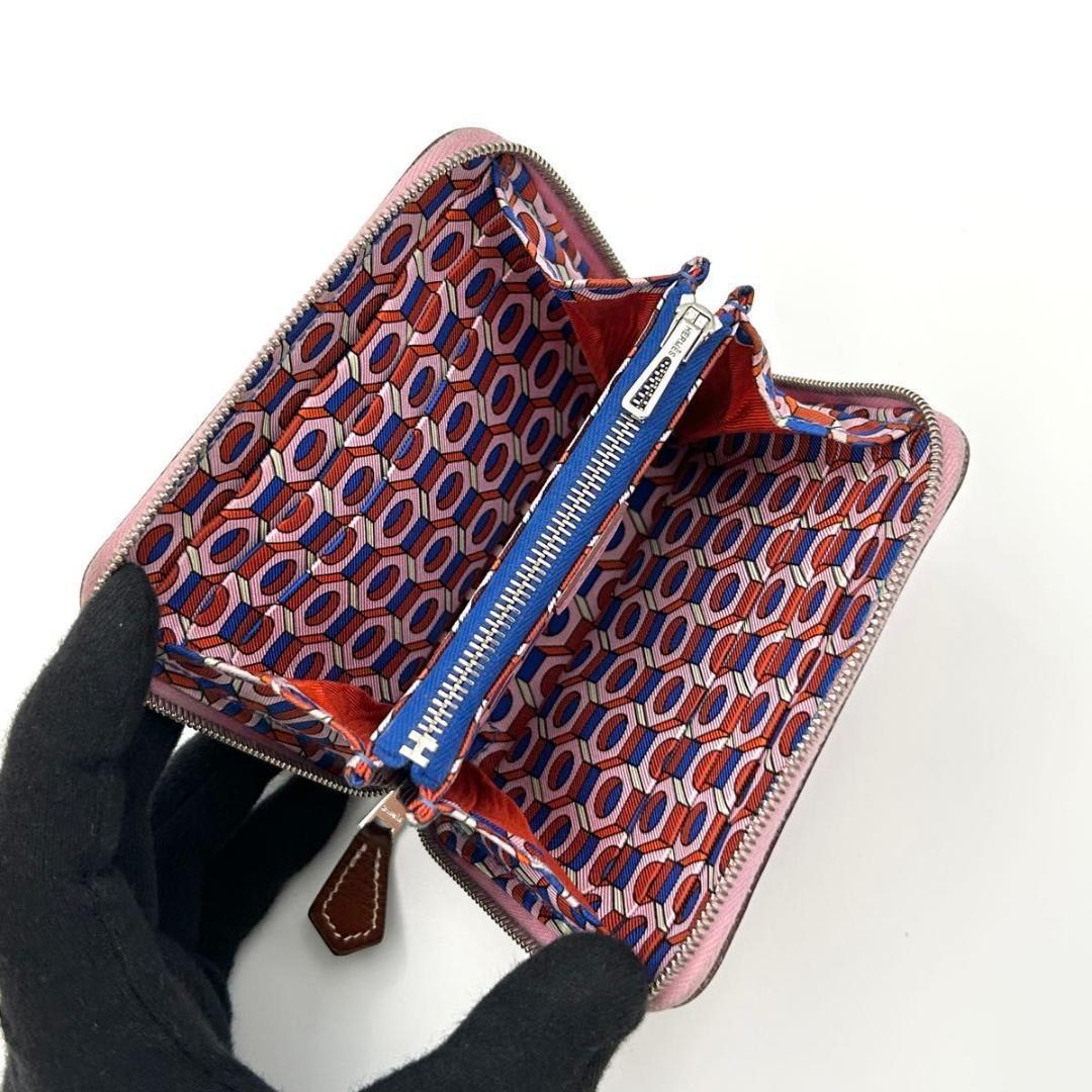 【美品】エルメス ケース アザップコンパクト エプソンピンク系 小銭入れ