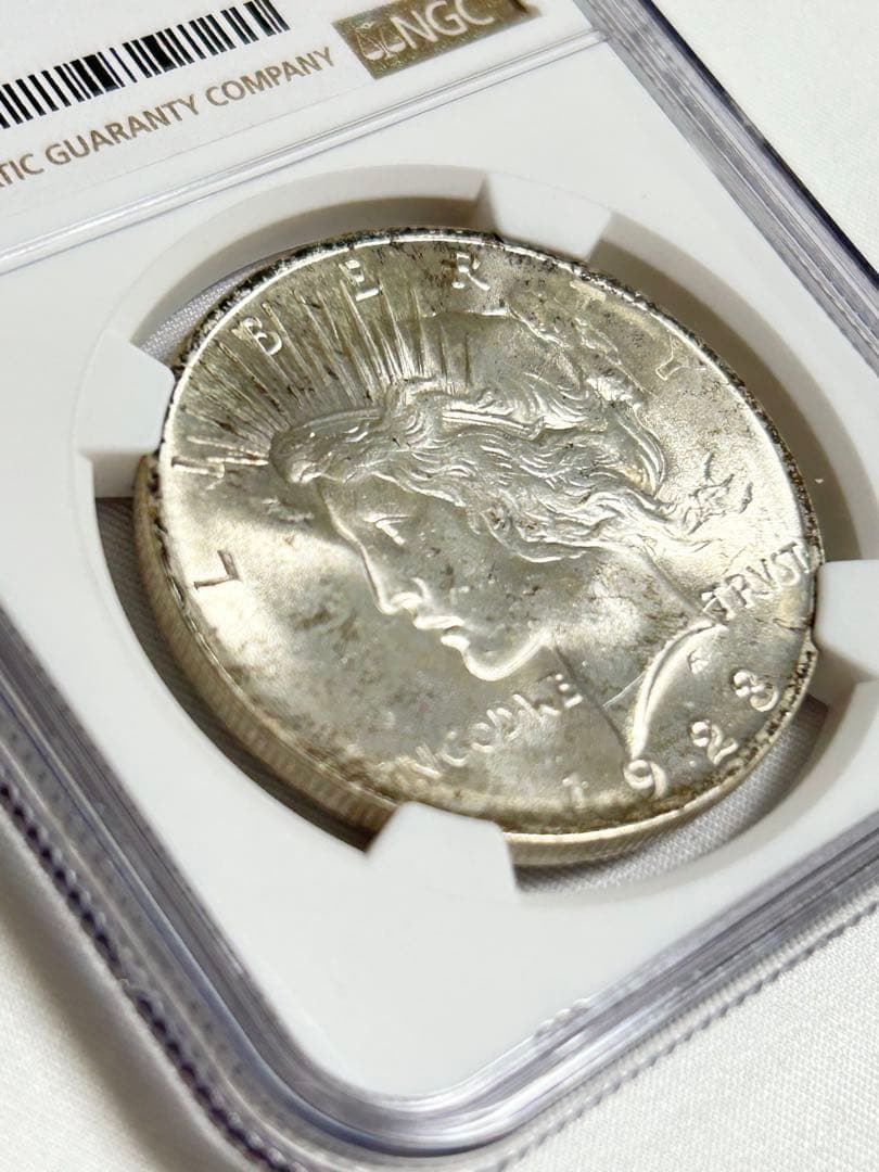 1923年 アメリカ ピースダラー 銀貨 NGC MS64 アンティークコイン