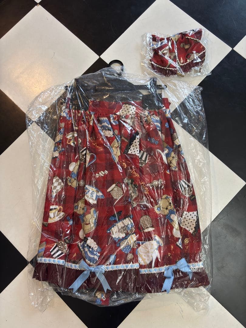 Angelic Pretty／夢見るプレゼントスカート&カチューシャ未使用