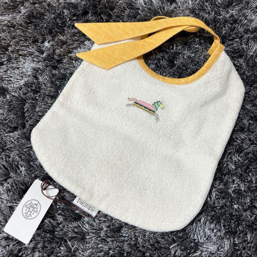 HERMES 正規品 新品未使用 スタイ ベビースタイ よだれかけ よだれかけ ラウンド 《カブリオル》 | Hermès - エルメス-公式サイト