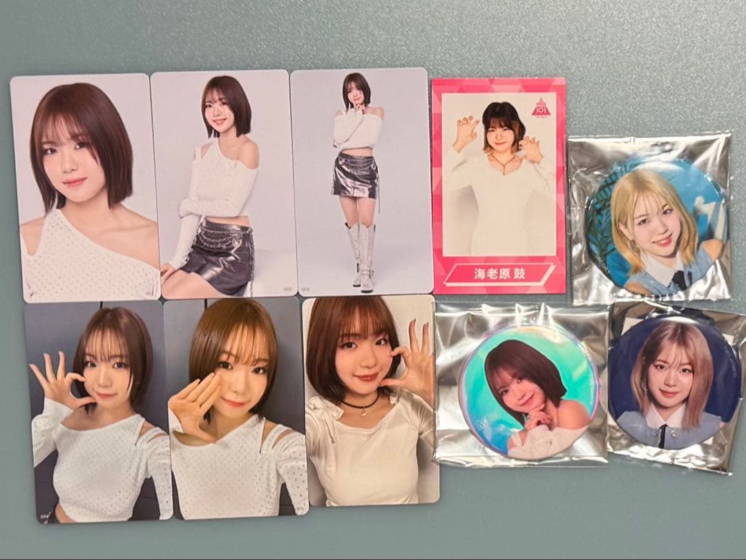 ME:I 海老原鼓 過去トレカ、缶バッジ まとめ売り - メルカリ