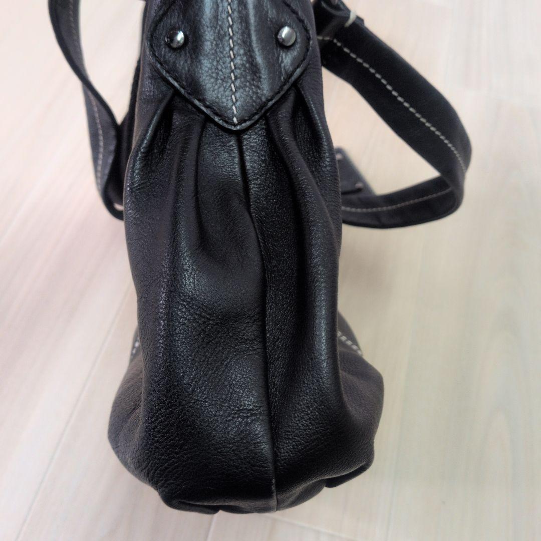 希少　BURBERRY BLUE LABEL ブラック ショルダーバッグ