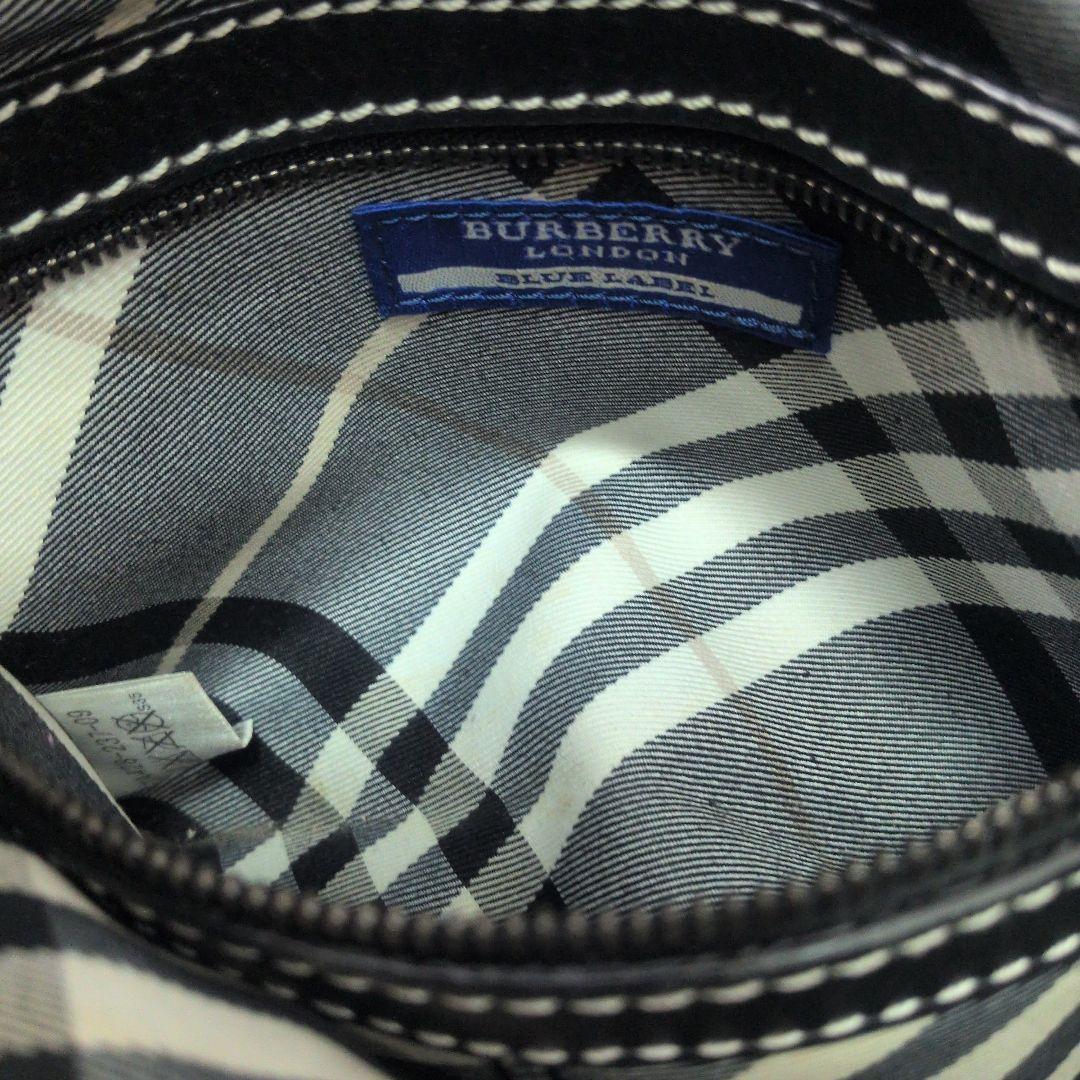 希少　BURBERRY BLUE LABEL ブラック ショルダーバッグ