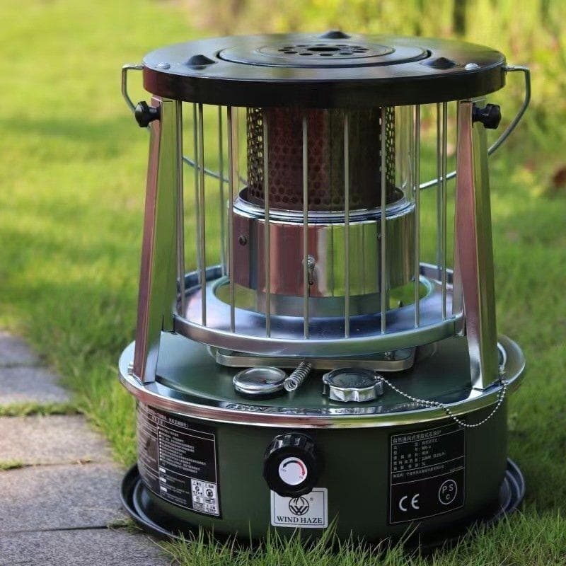 新型　石油ストーブ タンク容量4.5L 360% 循環対流型 高効発熱