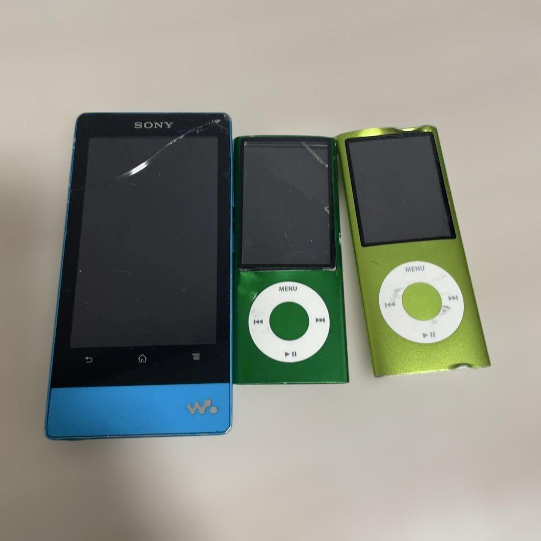 Sony ウォークマン & Apple iPod セット ジャンク品になります