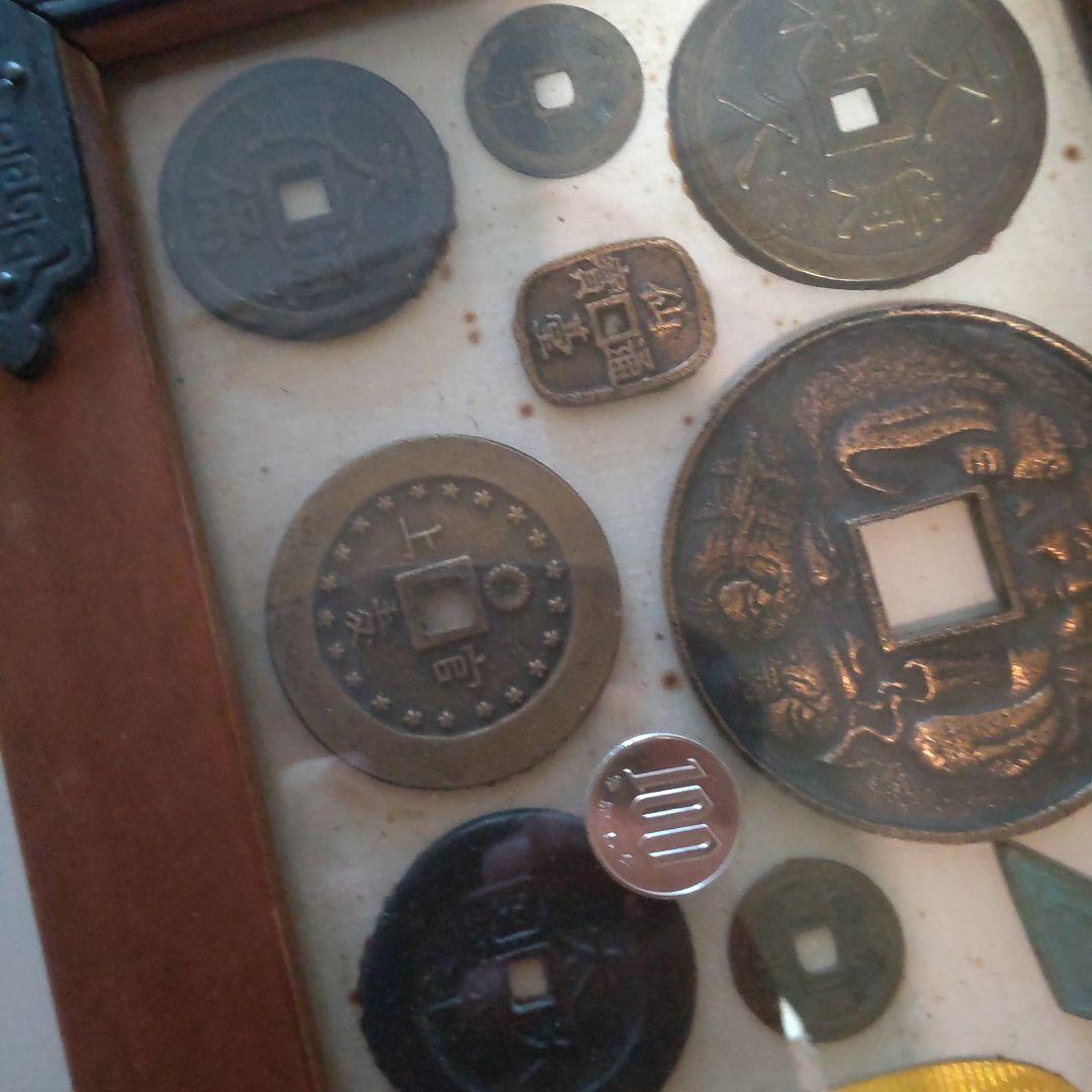 古銭 小判 絵銭 額入り 壁掛