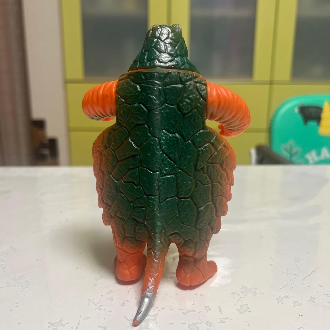 激レア 怪獣コマンドパワー軍団 ゼラギラス星人 無版権 ソフビ 当時物