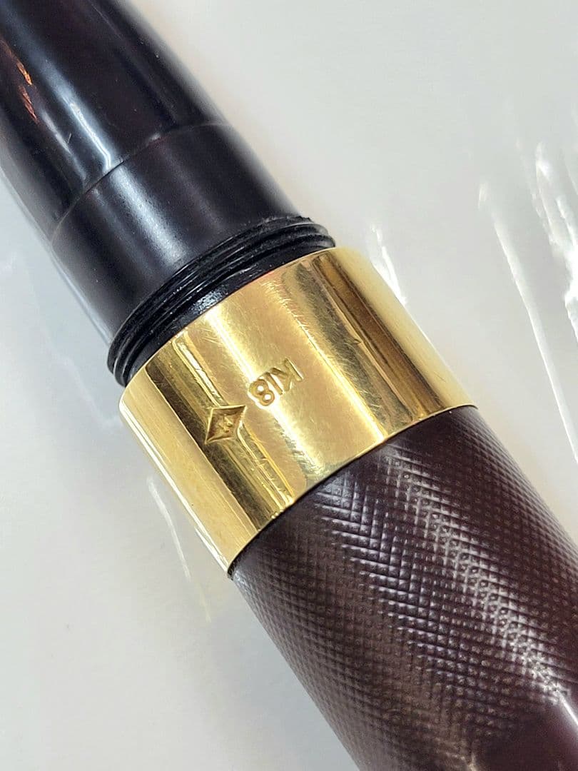 OHASHIDO 手作り万年筆 大橋堂 K18リング ペン先14K J.S.U