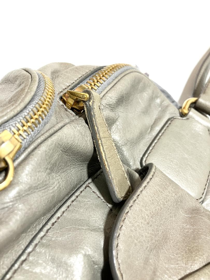 バッグ miu miu VITELLO Leather Bag BAULETTO