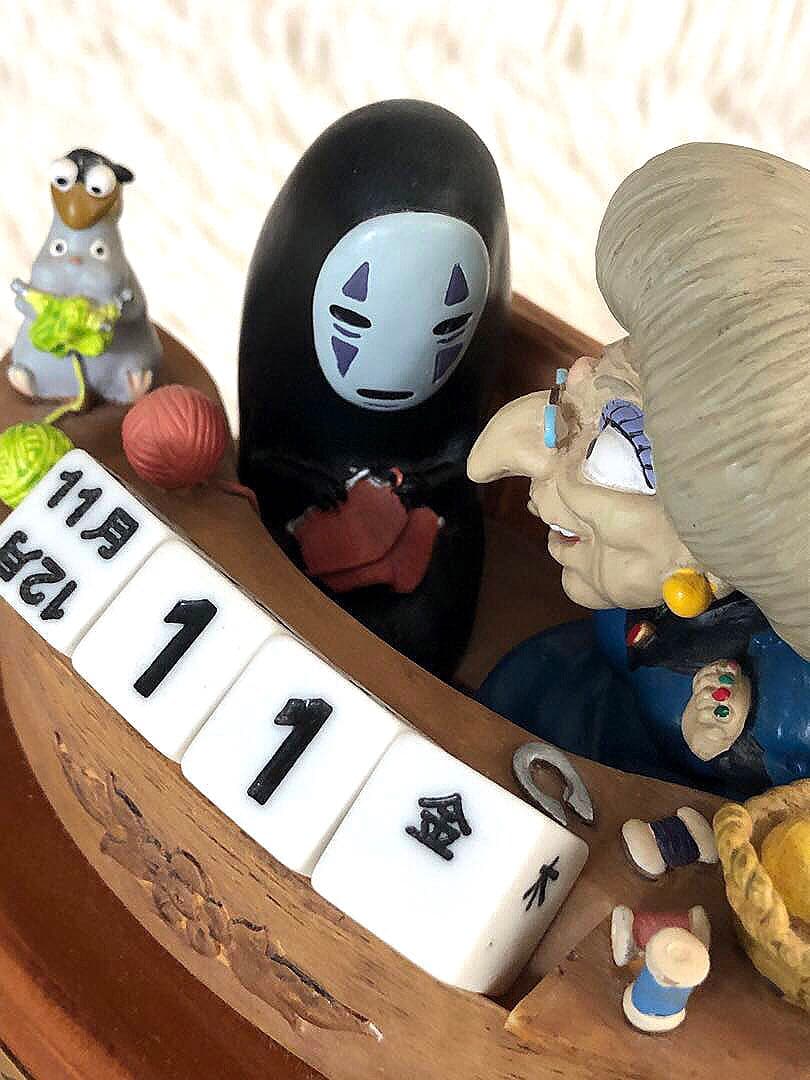 入手困難】千と千尋の神隠し 万年カレンダー機能 カオナシ 湯婆婆etc 完