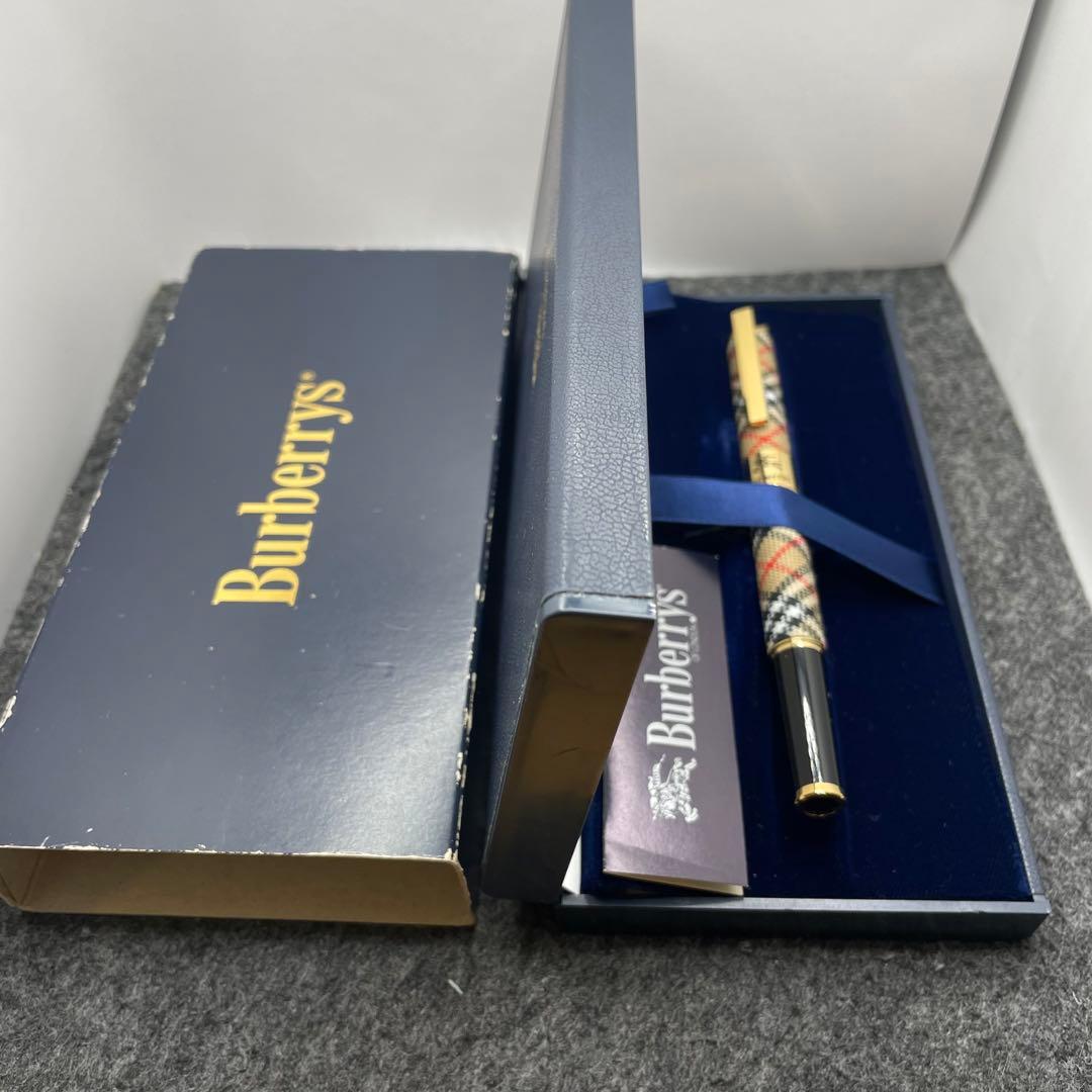 PE736□Burberrys バーバリー 万年筆 ペン先14K-585 M - メルカリ