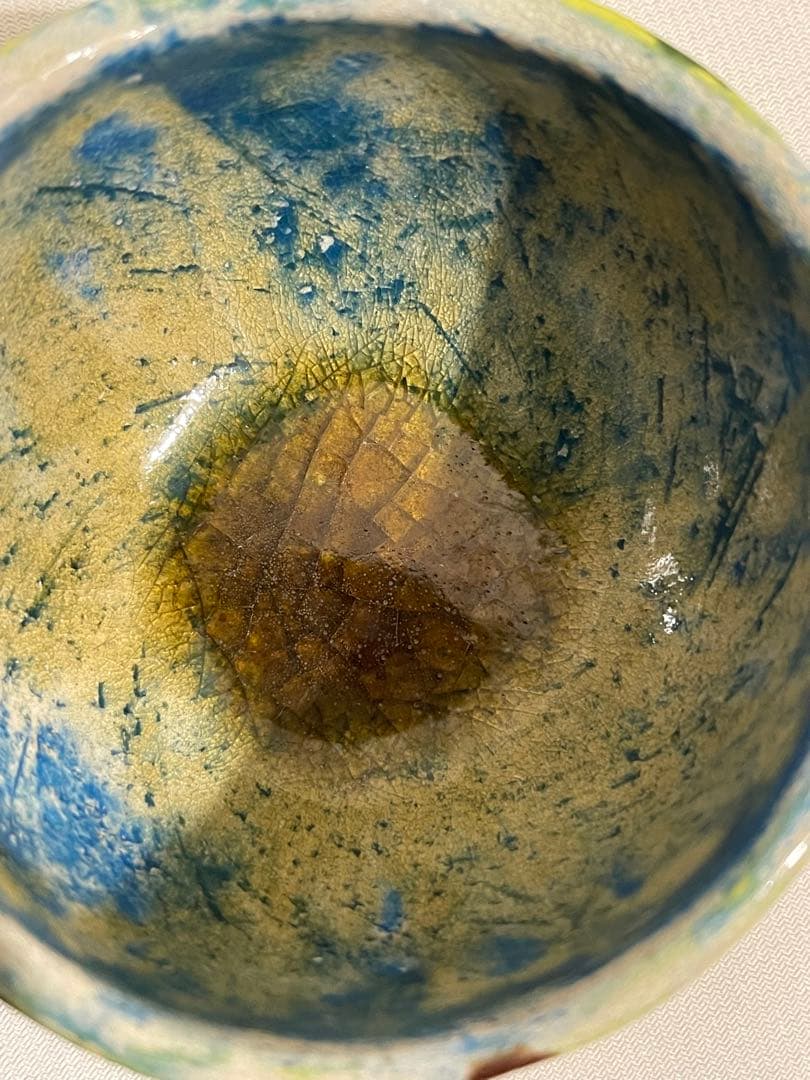 出口王仁三郎 ぐい呑み 茶碗 耀盌 ようわん 口径8.4cm 高さ4.8