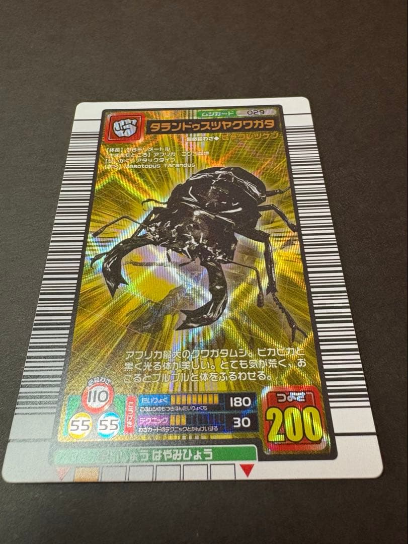 甲虫王者ムシキング2005ファーストタランドゥスツヤクワガタPSA10