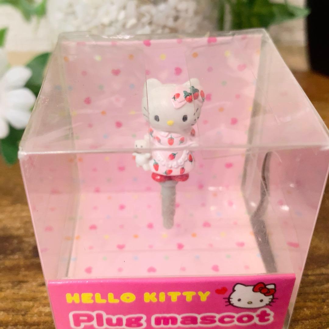 ☆レア☆ Hello kitty キティ いちごドレス プラグマスコット - メルカリ