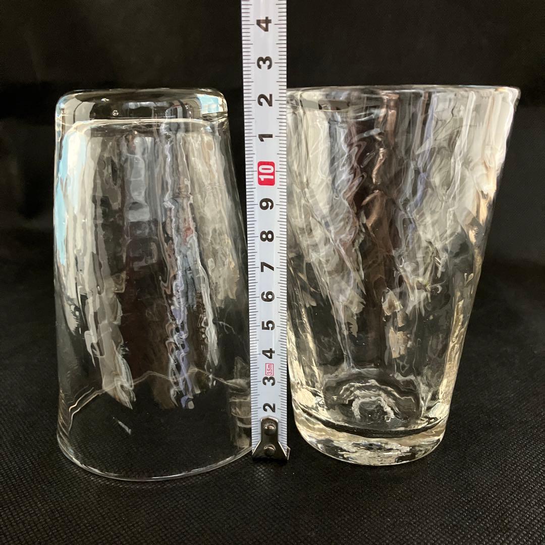 倉敷ガラス 小谷真三 吹きガラス グラス3客 E102 倉敷ガラス モール