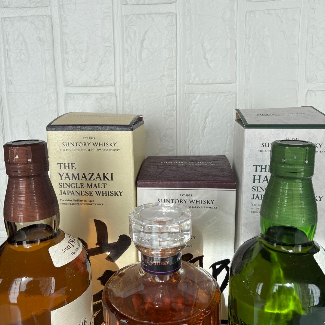 サントリー 山崎・響・白州 ウイスキー3本セット - メルカリ